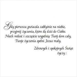Stempel gumowy Crafty Moly Świąteczne Życzenia No.1
